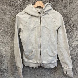 Lululemon Heathered Oatmeal Scuba Hoodie